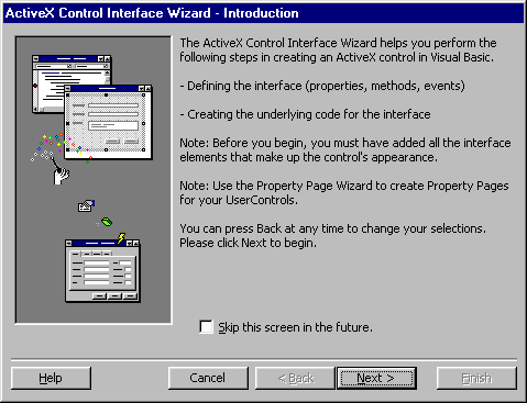 VB ActiveX Control Interface Wizard