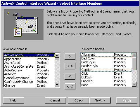 Select Interface Members