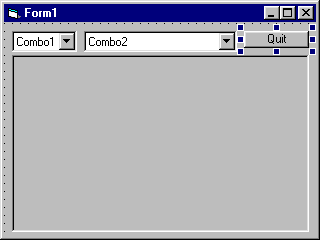 Form with Three Combo Boxes and Command Button