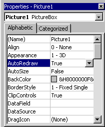 Picture Box AutoRedraw Property