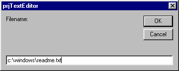 Simple Text Editor Open