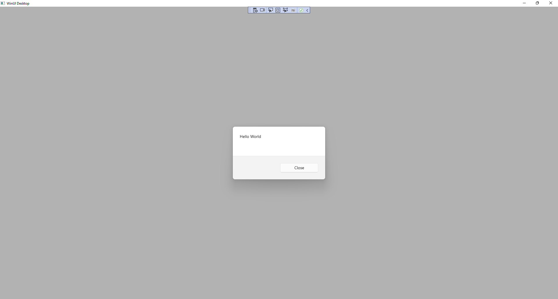 Hello World Output