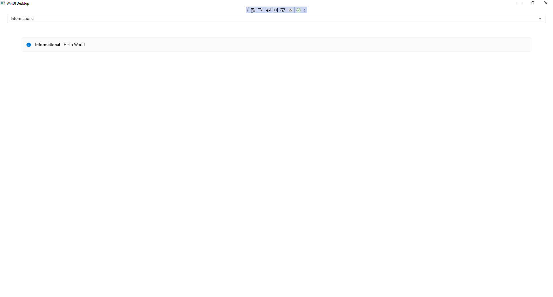 Info Bar Running