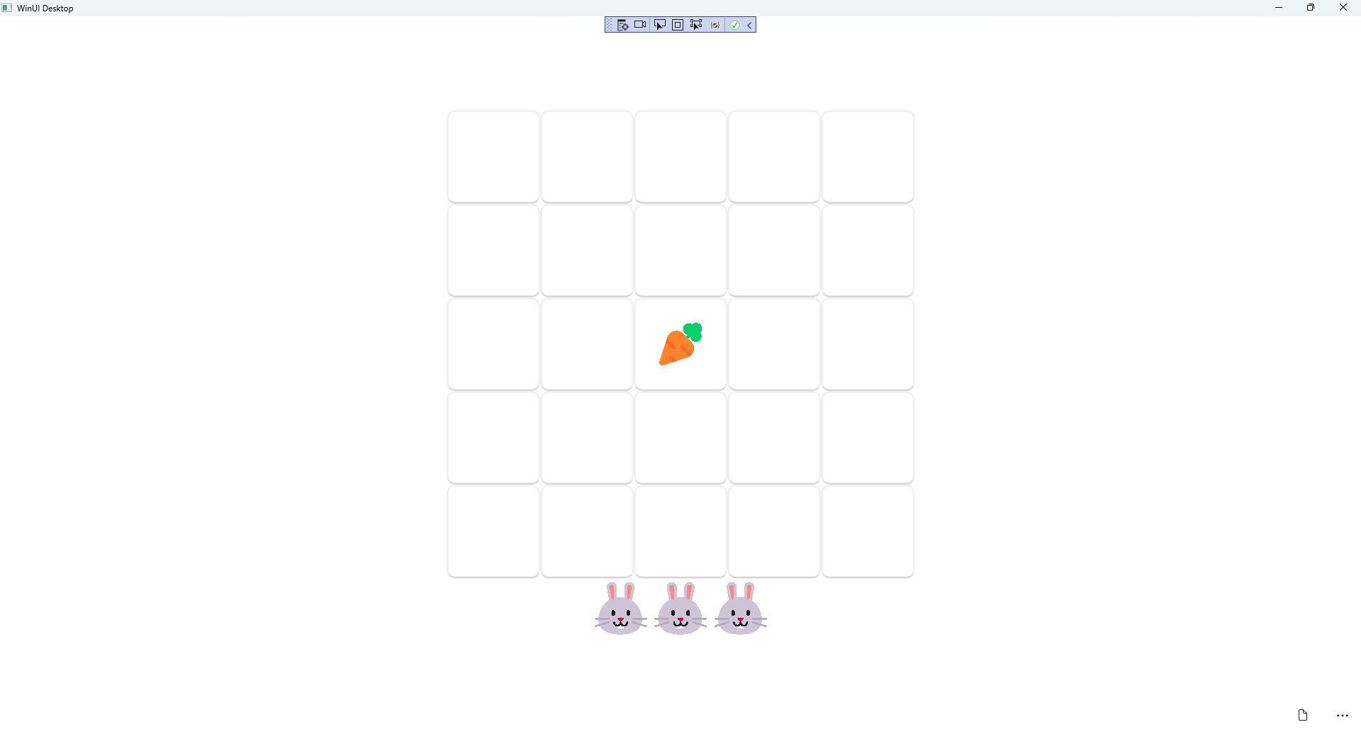 Lucky Bunny Running and Output