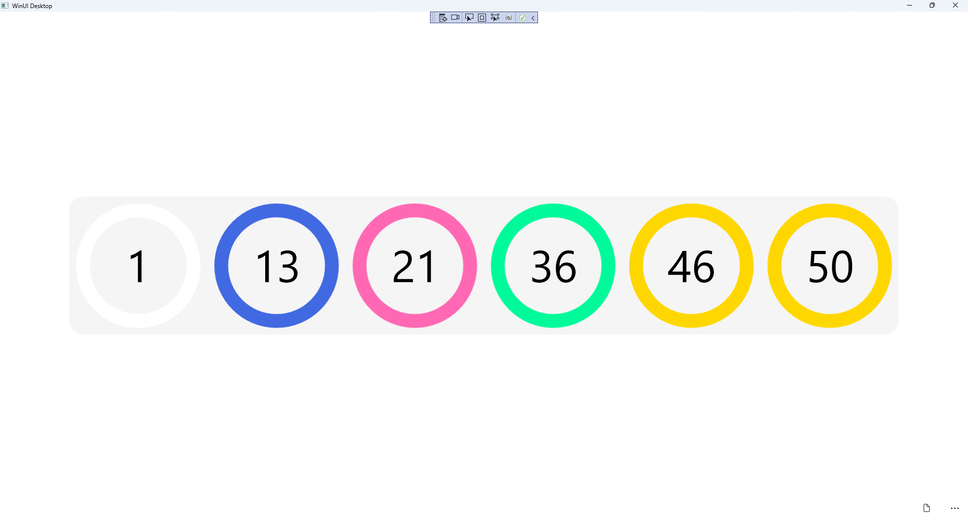 Lucky Lotto Running and Output