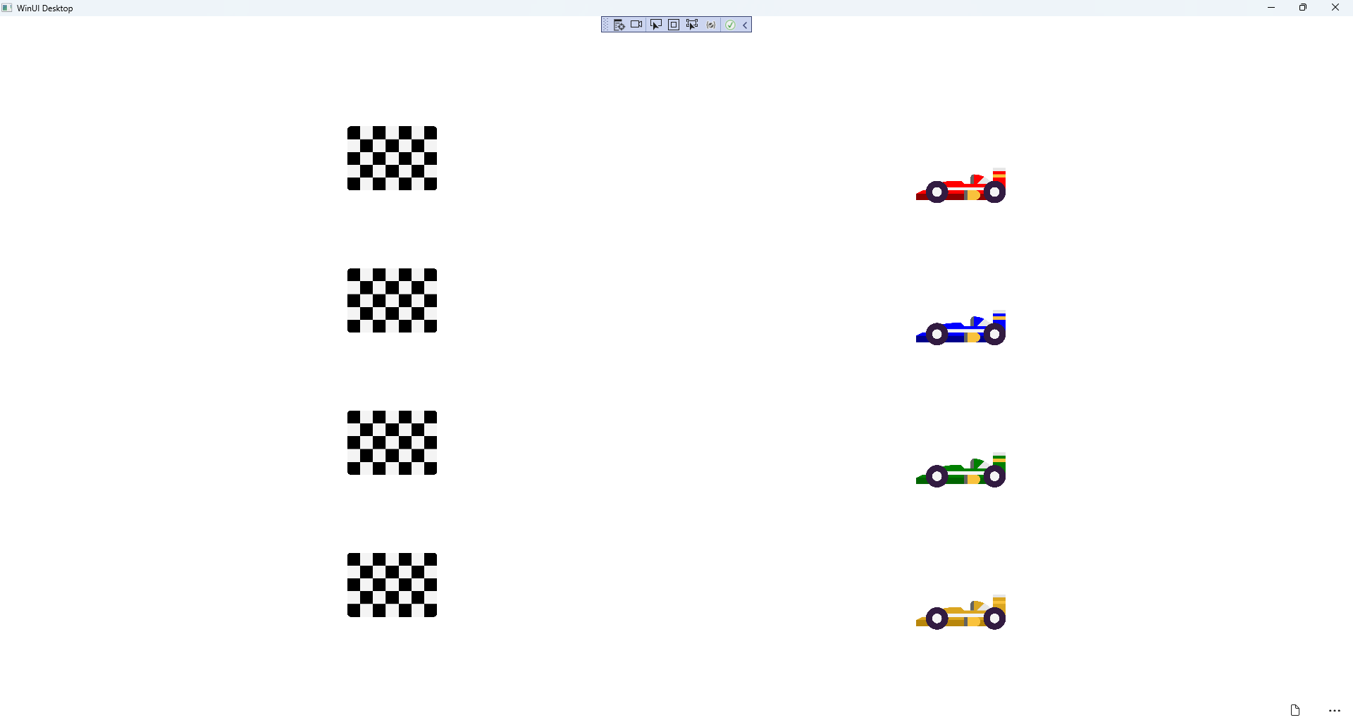 Lucky Racer Running and Output