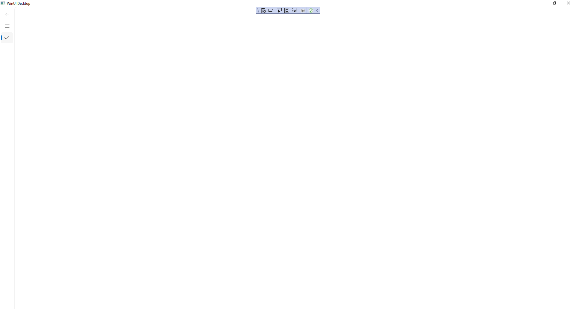 Command Bar Running