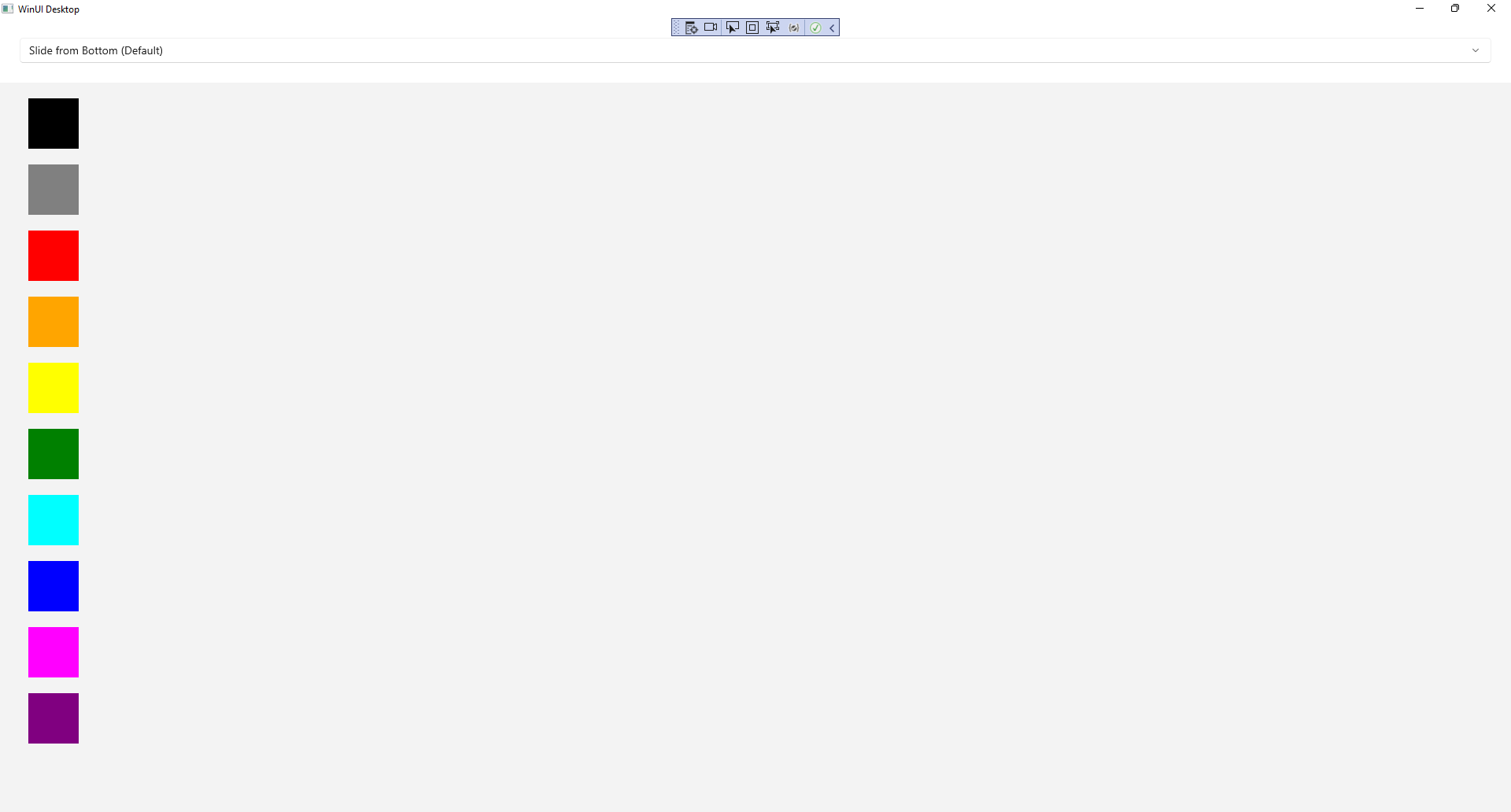 Page Transitions Running