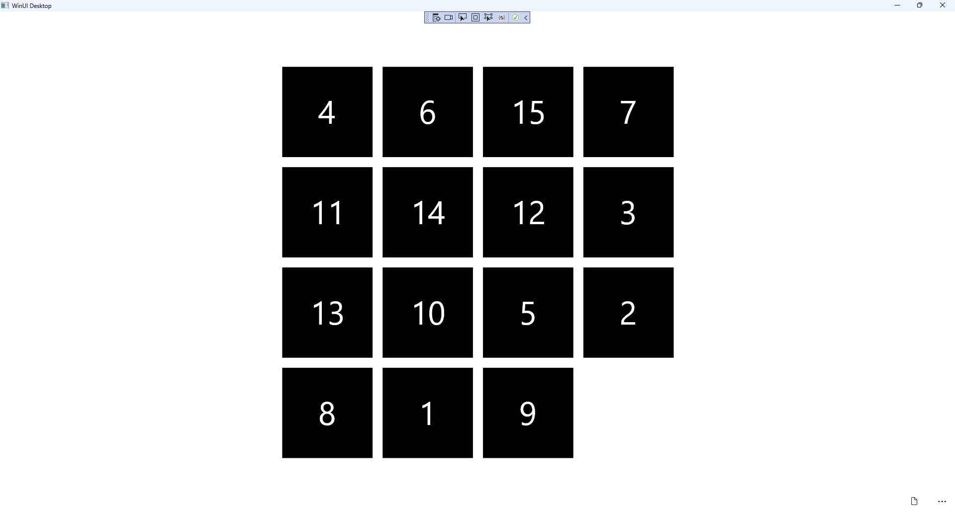 Slide Game Running and Output