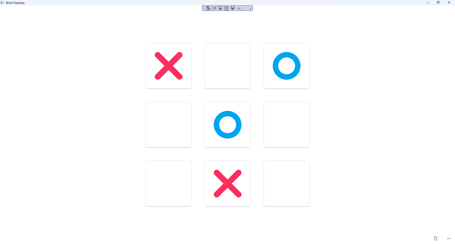 Tic Tac Toe Running and Output