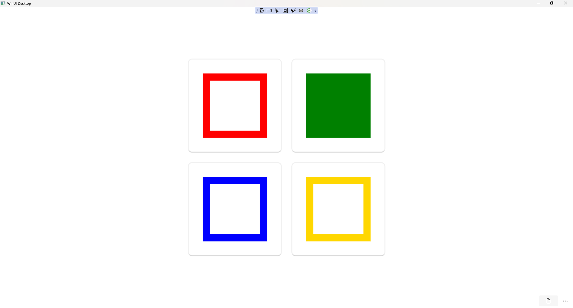 Touch Game Running and Output