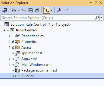 Solution Explorer Ruler.cs