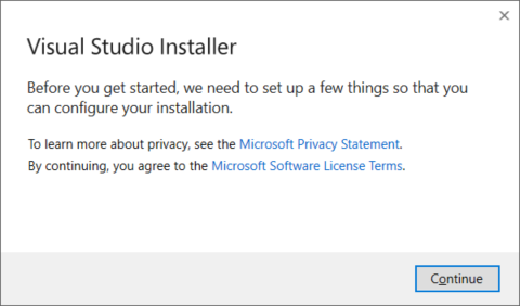 Visual Studio Installer