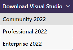 Visual Studio Versions