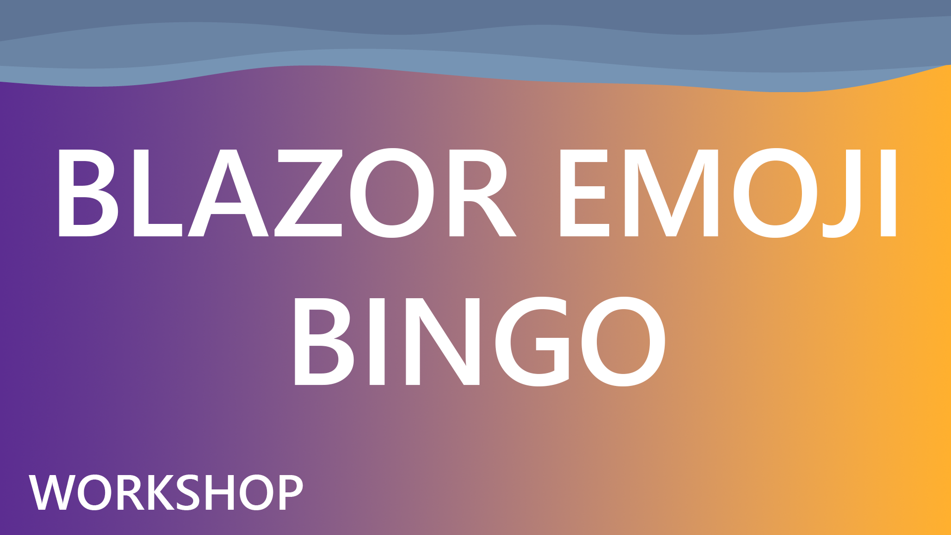 Blazor Emoji Bingo